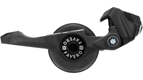Assioma Duo Power Meter Pedals For Cycling With Dual Sensing, True Left And Right Power, pedal close-up with Favero logo