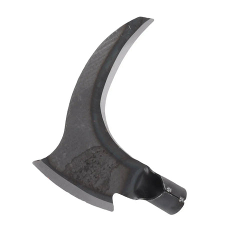 High Manganese Steel Double Sickle Garden Tool for Weeding, Grass Cutting, and Small Tree Trimming, side view