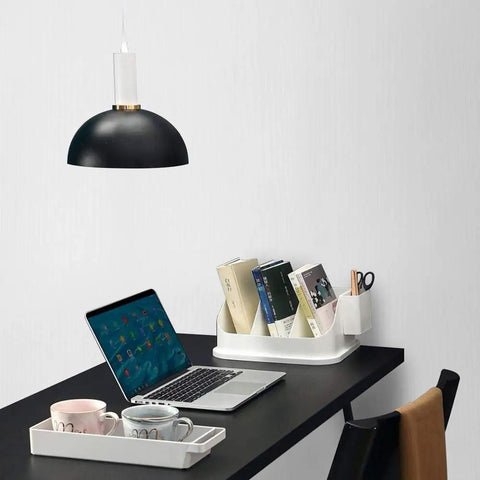 Modern office with White Wood Grain Peel And Stick Wallpaper 15.7 Inch By 196 Inch Self Adhesive Cover Up To 21.37 Sq Ft