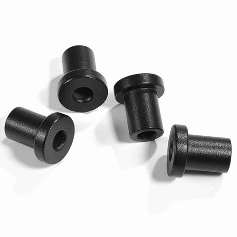 Heavy Duty Sliding Barn Door Track Spacers Carbon Steel Wall Mount Connectors Black Finish For Farm Garage Basement 4 Pcs 3.5x3x2 Cm Built To Last And Rock Solid Hardware