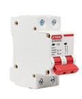 Badass Safety For Your Solar Setup With This 2 Pole DC Circuit Breaker Handling Up To 600V, white dual pole design.