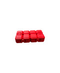 3D Printed Infinity Cube Stress Relief Toy For Focus And Fun A Pocket Sized Red Fidget With Smooth Folding Action That Feels Addicting