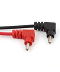 Close-up of Two Pack Digital Multimeter Test Leads Probes Set, 3Ft 90Cm Banana Plug 4.0Mm, Red And Black Cables, probe ends visible.