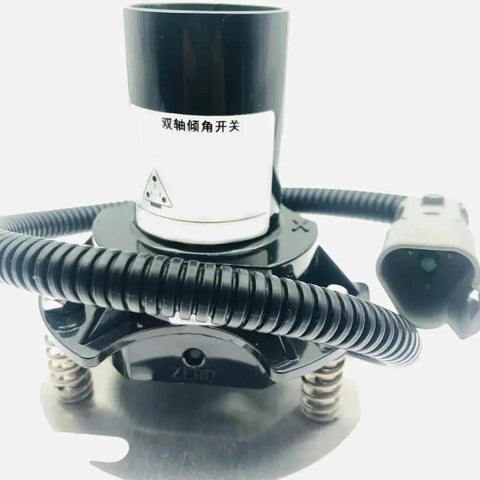 Haulotte Level Sensor Drop In Tilt Detector For Compact Rte Ha Series, black tilt module with wire. Ideal for heavy machinery.