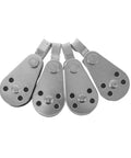 4pc Stainless Steel Pulley Blocks For Kayak And Boat Anchor, Heavy Duty Marine Grade Bearing Roller Wheel Rope Pulley System Accessories
