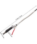 Heavy Duty Aluminum Air Blow Gun With 30cm Extension Nozzle Adjustable Flow Control For Delicate Tool Cleaning And Tough Debris Removal Extended Reach For Hard To Access Areas Versatile Pro Pneumatic Dust Blaster, 45 cm