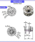Diagram and photo of Weldable Barrel Door Hinges With Adjustable Torque And Free Stopping Damping LPXDS Circular Disk Pivot Heavy Duty