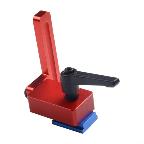 Red 30mm Miter Track T-Track Stop Limiter For Precise Woodworking Aluminum Alloy Positioning Jig And Table Saw Cut Guide