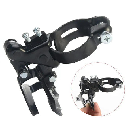 Universal Front Bicycle Derailleur for BMX Cruisers Electric Folding Hybrid and Mountain Bikes Heavy Duty Steel TZ 30 Replacement