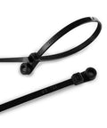Heavy Duty 7.5 Inch Zip Ties With Mounting Screw Holes, UV Resistant Nylon 66, 50 Lbs Tensile, 100 Pack, Self Locking Cable Ties
