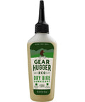 Plant Powered Bike Chain Lubricant 3.2 Oz Pack Of 1, Eco Friendly No Teflon No Petroleum No PTFE, Gear Hugger bottle front view