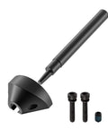 Pro Grade 16 Gauge Punch And Die Replacement Set For Sheet Metal Tools shown with components, heavy-duty metal cutting kit for electric cutters.