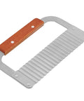 Crinkle cutter with wooden handle and stainless steel wavy blade, Amazon kitchen tool