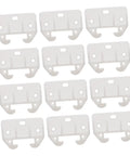 12 Piece Plastic Drawer Latch Kit Sliding Rails For Kitchen Cabinets And Dressers, No Sweat Easy Install Replacement Rails