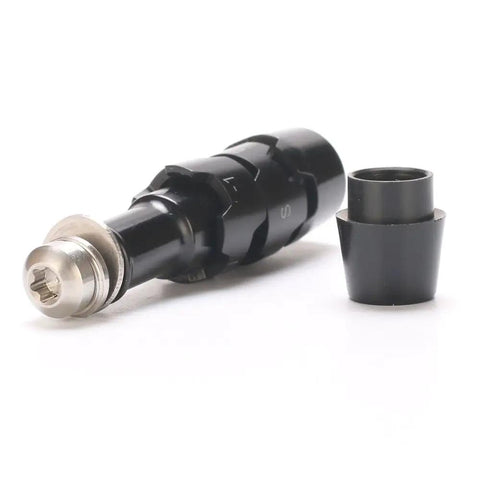 Golf Sleeve Shaft Adapter For Callaway Drivers 335 Shaft Fit, Mirrors OEM Adjustments, black and silver adapter components