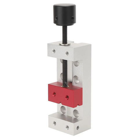Mini Flat Clamp 50mm Clamping Range Aluminum Mini Bench Vise Clamp for Drill Press Portable Vise Fixing Tool for DIY Handicrafts