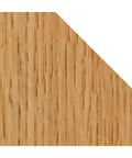 Wood edge cut at 45 degrees by 45 Degree Chamfer Router Bit Carbide Tipped Bevel Edge Five Eighths Inch Cutting Length One Half Inch Shank