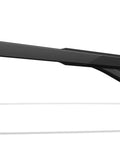 Heavy Duty Unisex Safety Glasses Featuring Removable Side Shields And Shatterproof Captivate Tungsten Mirror Lenses side view with brown frames.