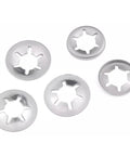 304 Stainless Steel Bearing Retaining Rings And Snap Rings Kit, 13 Sizes From 3mm To 12mm Inner Diameter, Regular Flanged Type