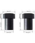 Two Beefy Pro Grade Bench Dogs For 19mm Or 20mm Dog Holes Aluminum Alloy Table Clamp Stop Anti Rust Portable Clamp