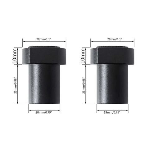 Two Beefy Pro Grade Bench Dogs For 19mm Or 20mm Dog Holes Aluminum Alloy Table Clamp Stop Anti Rust Portable Clamp