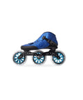 Carbon Fiber Inline Speed Skates With 3x110mm Blue PU Wheels, ABEC-9 Bearings, Ultra-Rigid Chassis Built For Maximum Momentum, Glide Smooth