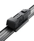 Close-up of Aerotwin A102S Front Wiper Blades Set 650mm And 475mm For Left Hand Drive EU Slick Wipe All Weather Performance Quiet Operation