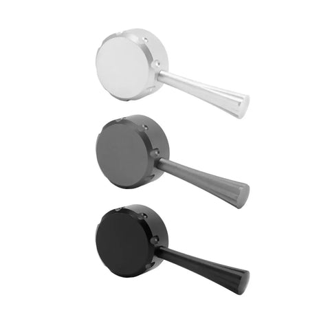 Durable Metal Steam Lever For Espresso Machines Spare Parts And Fitments Practical Replacement Accessory For Home Barista Use In Busy Kitchens And Cafes With Smooth Operation And Long Lasting Reliability, white silver and black