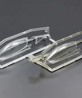 1/48 Scale F-16CJ Plastic Model Kit With CCIP Cockpit showing clear canopy parts, detailed for accurate model assembly.