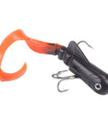 Pike Musky Dawg Soft Bait Lure For Freshwater Fishing 8 Inch Swimbait 45g Realistic Action with orange tail and hooks