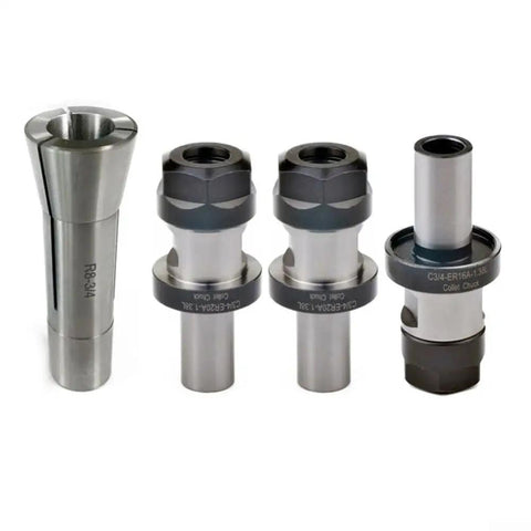 ER20 Collet Chuck Kit With 3/4 Inch Shank And 1.38 Inch Length For CNC Milling Lathe Workholding System Comes With Nut And Pull Rod