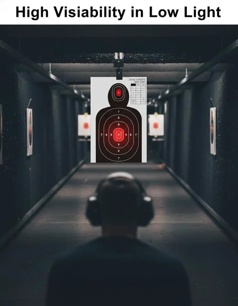 10 Pack 23x35 Inch Silhouette Paper Targets For Shooting Great For Handguns Rifles Airguns BB Guns Indoor And Outdoor Range