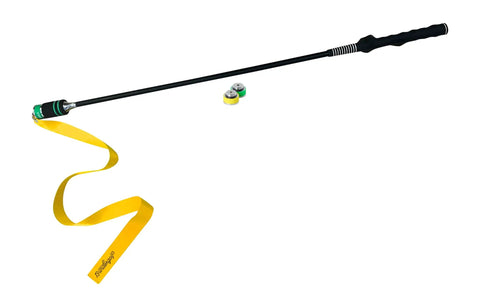 Indoor Golf Swing Trainer With Ribbon For Right Handed Players Game Ready Speed And Impact Training To Improve Tempo Rhythm Grip