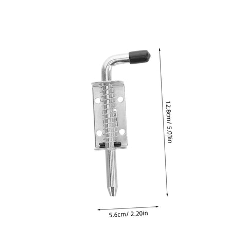 Heavy Duty Spring Loaded Latch Kit 2 Pcs Thickened Iron Safety Pins for Cabinets Mechanical Hinges Easy to Install Robust Construction