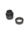 Heavy Duty Roller Cam Button For Chrysler Hemi Engines Beefy.715 Inch Profile showing black finish and retainer design.