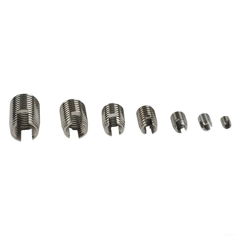M3 Stainless Steel Self Tapping Thread Inserts Repair Kit 50 Pcs For Fixing Damaged Threads In Plastic Wood And Soft Metals