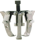 2 Ton Mechanical Puller With Reversible 3 Jaw Design For Internal And External Pulling close-up on jaws and bolt
