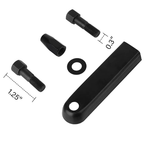 Adjustable Black Shifter Linkage For Harley Touring Bikes, CNC Billet Aluminum Gear Shift Rod, 1.25" and 0.3" parts