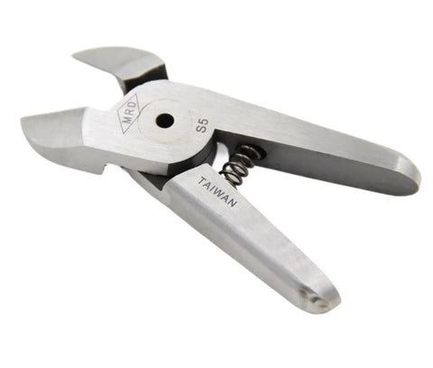 Heavy Duty Professional Pneumatic Air Scissors Nipper Tool For Wire Cutting With S5 Steel Blade showing stainless steel design and spring mechanism.