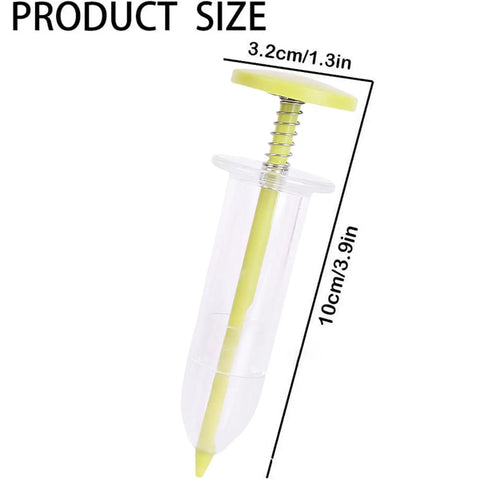 Go To Seed Spreader And Sowing Tool For Gardeners With Ergonomic Design Reusable Seeder sizing diagram
