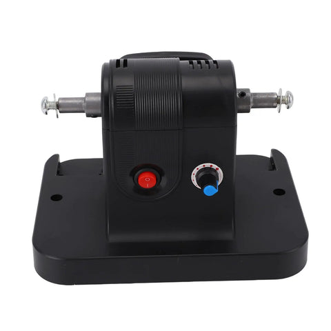 Fafeicy Cordless Mini Bench Grinder And Polisher With 100W Copper Motor Stepless Speed Control for metal grinding, compact black design.