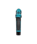 Super Compact Cordless Pencil Drill Offering Slick Ratchet Action And 21 Position Torque Control Built Tough For Cramped Spaces And Weekend Repair Work Lightweight Body With Handy Led Lamp from the front view.