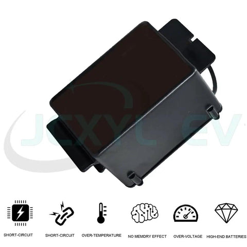 Heavy Duty 24V Lithium Ion Wheelchair Battery Replacement With Smart Bms Protection For Built Like A Tank Durability 24V battery in black casing, top view.