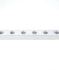 Aluminum Pneumatic Fitting Manifold Block 2 Way Splitter For Air Water Gas Oil Lines One Quarter Inch BSP 20x20mm DIY Friendly