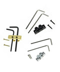 Headstock Mounting Hex Wrench For Guitar Making And Repair Chrome Finish with screws and accessories, easy grip design