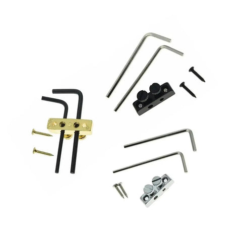 Headstock Mounting Hex Wrench For Guitar Making And Repair Chrome Finish with screws and accessories, easy grip design