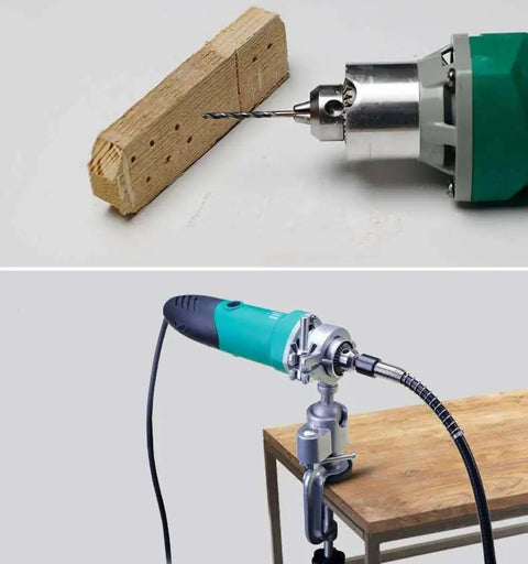 Reliable Workhorse Electric Die Grinder With 480W Motor And Six Step Variable Speed Dial Delivers A Clean 30000 Rpm on wood.