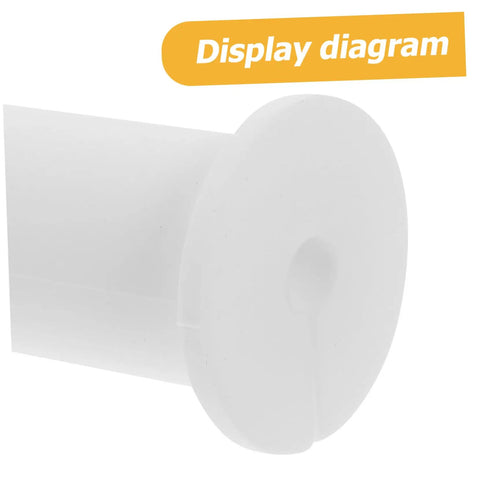Awesome LIFKOME Silicone Wall Hole Plugs Cover Grommets For Cable Routing With Easy Install Antenna Protectors Keep Wiring Super Neat And Tidy Like A Pro white silicone wall hole plug display diagram
