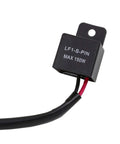 Plug N Play Electronic LED Flasher Relay For Motorcycles Hyper Flash Fix 12V Turn Signal Blinker Relay Durable ABS Build