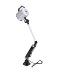 Top Shelf 24W Articulating Led Workshop Light Aluminum Alloy Machine Lamp with flexible arm and mounting base.